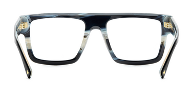 Men Premium Dsquared2 Eyeglasses: D2 0147 - Black - SpecSMART Eye Clinic (Back View)